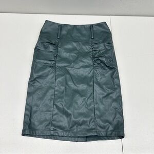 Belle Poque Green Knee-Length Pencil Skirt size M